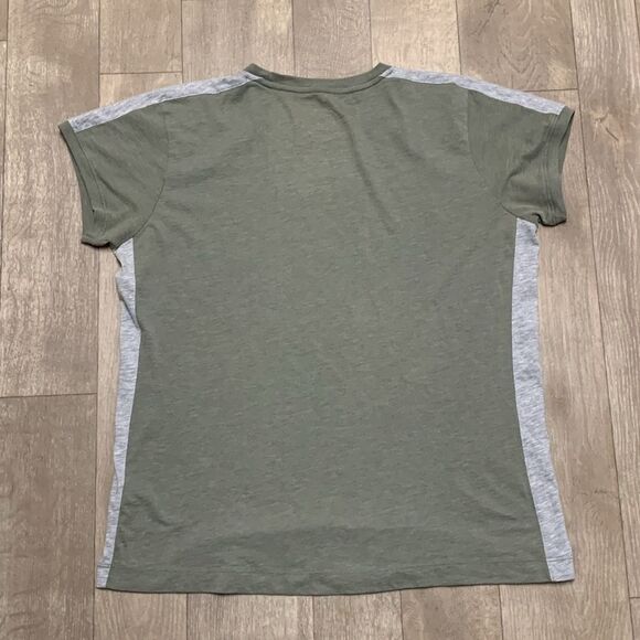 Womens Life Is Good‎ Crewneck Ribbed Shortsleeve Shirt - Picture 2 of 5